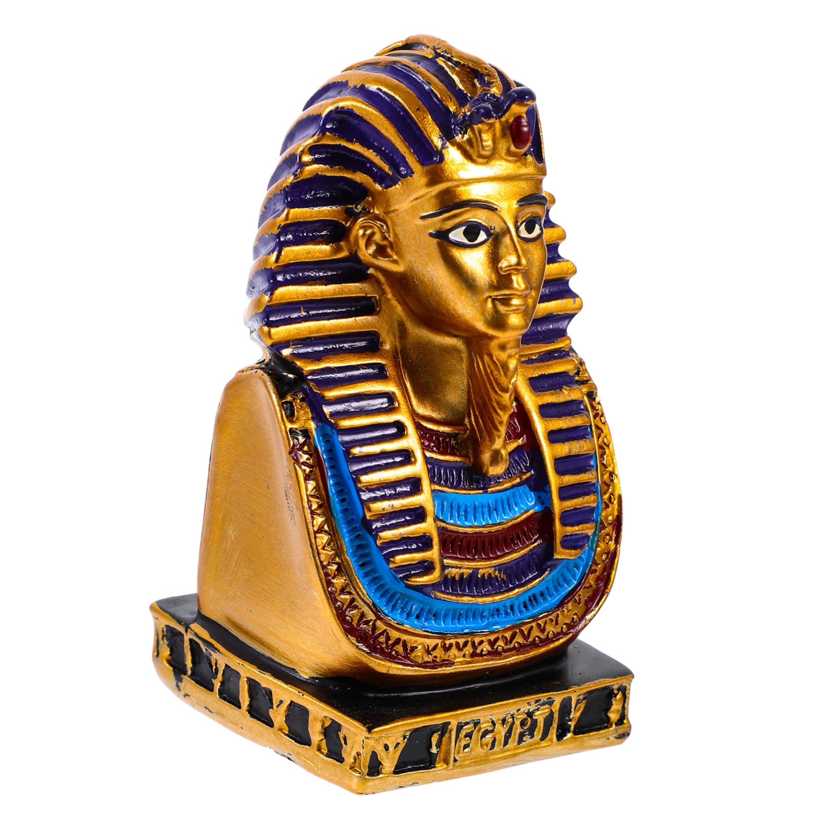 Amazon.co.jp: OUNONA 風ファラオ像 樹脂製彫刻 リビングやオフィスの